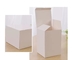 Las pequeñas cajas de envío blancas del sello caliente hacen al OEM del ODM a mano de los joyeros de papel