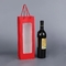 100gsm a 130gsm personalizó los bolsos de papel del vino con la ventana clara
