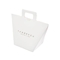 Logo White Kraft Present Paper de encargo empaqueta el bolso francés del regalo de los 9.5*9*12cm con la cinta