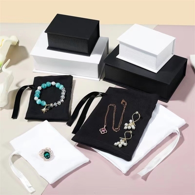 Cajas de empaquetado de Flip Top Magnetic Jewelry Gift de la bolsa de la joyería de la caja del collar de la pulsera del ODM