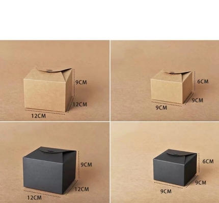 Embalaje personalizado Caja de papel Kraft con impresión CMYK y estructura personalizada