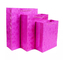 30gsm-160gsm Rose Pink Blue Glitter Gift empaqueta para el supermercado