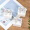 Joyería del papel de imprenta de la pantalla de seda que empaqueta la caja de la boda de la cartulina de 2 anillos